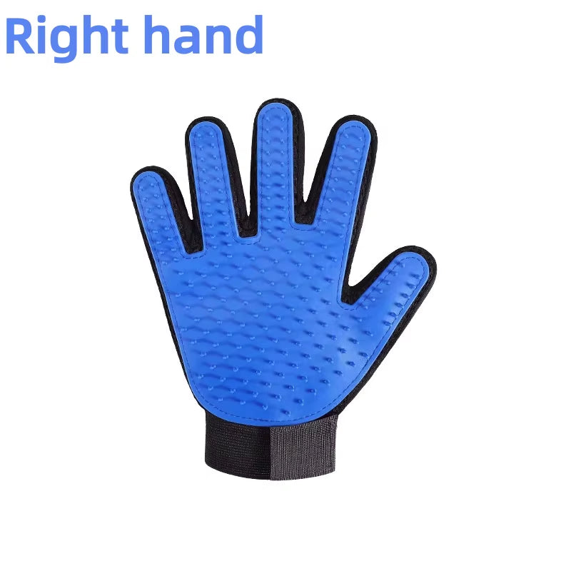 Pet Glove Cat Grooming Glove Cat Hair Deshedding Brush Gloves Dog Comb for Cats Bath Hair Remover Clean Massage Brush for Animal